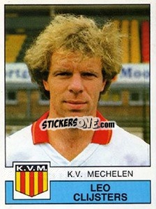 Sticker Leo Clijsters - Football Belgium 1987-1988 - Panini