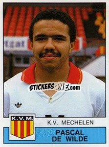 Sticker Pascal De Wilde - Football Belgium 1987-1988 n. 228 - Panini