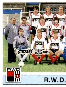 Sticker Equipe/Elftal - Football Belgium 1987-1988 - Panini