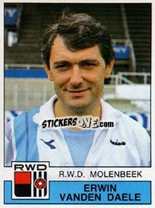 Sticker Erwin vanden Daele - Football Belgium 1987-1988 - Panini
