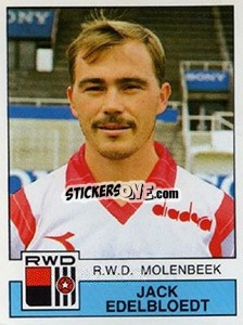 Sticker Jack Edelbloedt - Football Belgium 1987-1988 - Panini