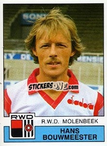 Sticker Hans Bouwmeester - Football Belgium 1987-1988 - Panini