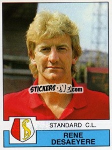 Sticker Rene Desaeyere - Football Belgium 1987-1988 n. 258 - Panini