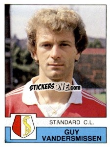 Sticker Guy Vandersmissen - Football Belgium 1987-1988 - Panini