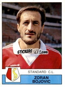 Cromo Zoran Bojovic - Football Belgium 1987-1988 - Panini