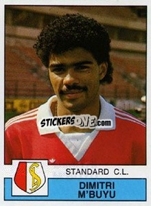 Sticker Dimitri M'Buyu - Football Belgium 1987-1988 - Panini
