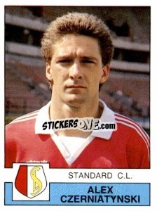 Cromo Alex Czerniatynski - Football Belgium 1987-1988 - Panini