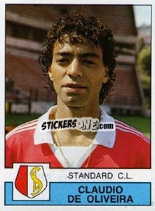 Cromo Claudio De Oliveira - Football Belgium 1987-1988 - Panini
