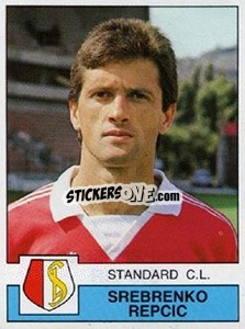 Sticker Srebrenko Repcic - Football Belgium 1987-1988 - Panini
