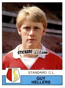 Cromo Guy Hellers - Football Belgium 1987-1988 - Panini