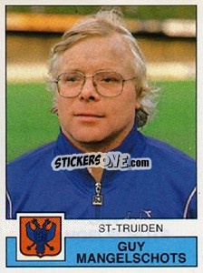 Sticker Guy Mangelschots - Football Belgium 1987-1988 - Panini