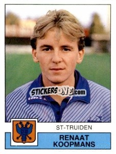 Sticker Renaat Koopmans - Football Belgium 1987-1988 n. 278 - Panini