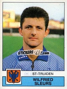 Sticker Wilfried Sleurs - Football Belgium 1987-1988 - Panini