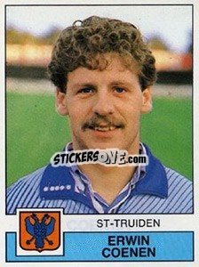 Sticker Erwin Coenen - Football Belgium 1987-1988 - Panini
