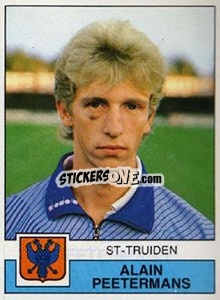 Sticker Alain Peetermans - Football Belgium 1987-1988 - Panini