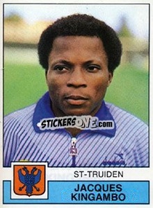 Sticker Jacques Kingambo - Football Belgium 1987-1988 - Panini