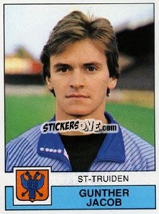 Sticker Gunther Jacob - Football Belgium 1987-1988 - Panini