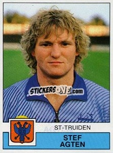 Sticker Stef Agten - Football Belgium 1987-1988 - Panini