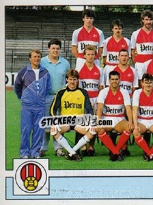 Figurina Equipe/Elftal - Football Belgium 1987-1988 - Panini