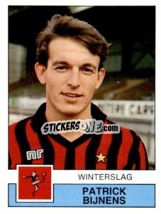 Cromo Patrick Bijnens - Football Belgium 1987-1988 - Panini