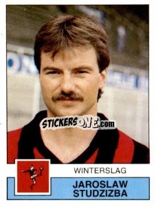 Sticker Jaroslaw Studzizba - Football Belgium 1987-1988 - Panini