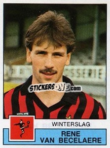 Sticker Rene van Becelaere - Football Belgium 1987-1988 n. 318 - Panini