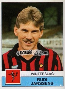 Sticker Rudi Janssens - Football Belgium 1987-1988 - Panini