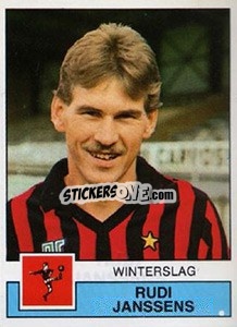 Sticker Rudi Janssens - Football Belgium 1987-1988 n. 319 - Panini