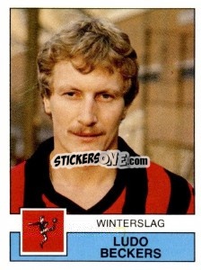 Figurina Ludo Beckers - Football Belgium 1987-1988 - Panini