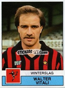 Sticker Walter Vitali - Football Belgium 1987-1988 - Panini