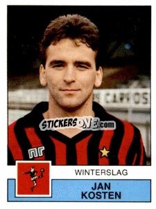 Sticker Jan Kosten - Football Belgium 1987-1988 - Panini