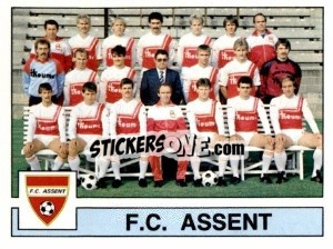Figurina F.C. Assent (Equipe/Elftal) - Football Belgium 1987-1988 - Panini