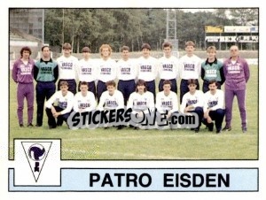 Cromo Patro Eisden (Equipe/Elftal) - Football Belgium 1987-1988 - Panini