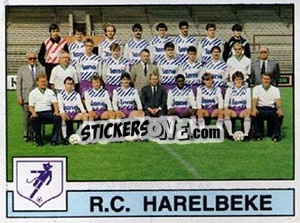 Cromo R.C. Harelbeke (Equipe/Elftal) - Football Belgium 1987-1988 - Panini