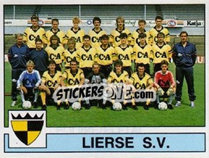 Sticker Lierse S.V. (Equipe/Elftal) - Football Belgium 1987-1988 n. 343 - Panini