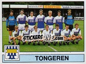 Figurina Tongeren (Equipe/Elftal) - Football Belgium 1987-1988 n. 349 - Panini