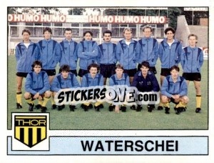 Cromo Waterschei (Equipe/Elftal) - Football Belgium 1987-1988 - Panini