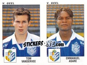 Figurina Tom Vandervee / Emmanuel Asare - Football Belgium 2000-2001 n. 419 - Panini