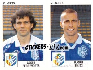 Cromo Geert Berrevoets / Bjorn Smits - Football Belgium 2000-2001 n. 421 - Panini