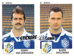 Figurina Ronny Van Geneugden / Bjorn Daelemans - Football Belgium 2000-2001 n. 422 - Panini