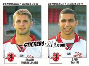 Cromo Erwin Mortelmans / Said Tahiri - Football Belgium 2000-2001 - Panini