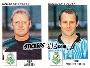 Sticker Pier Janssen / Dirk Voordeckers - Football Belgium 2000-2001 n. 430 - Panini