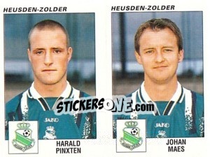 Sticker Harald Pinxten / Johan Maes - Football Belgium 2000-2001 - Panini