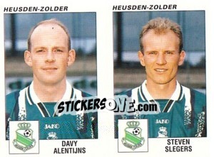 Sticker Davy Alentijns / Steven Slegers - Football Belgium 2000-2001 - Panini
