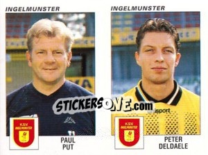 Sticker Paul Put / Peter Deldaele - Football Belgium 2000-2001 n. 436 - Panini