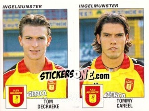 Figurina Tom Decraeke / Tommy Careel - Football Belgium 2000-2001 - Panini