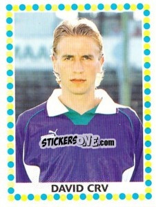 Sticker David Crv - Football Belgium 2000-2001 - Panini
