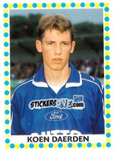 Cromo Koen Daerden - Football Belgium 2000-2001 n. 5 - Panini