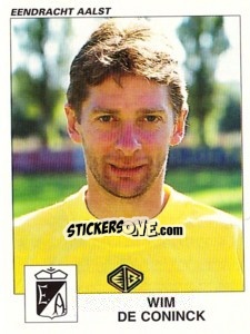 Sticker Wim De Coninck - Football Belgium 2000-2001 - Panini