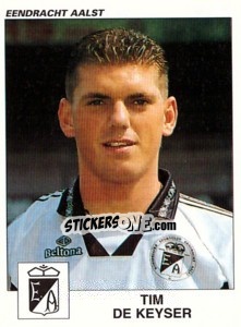 Figurina Tim De Keyser - Football Belgium 2000-2001 - Panini